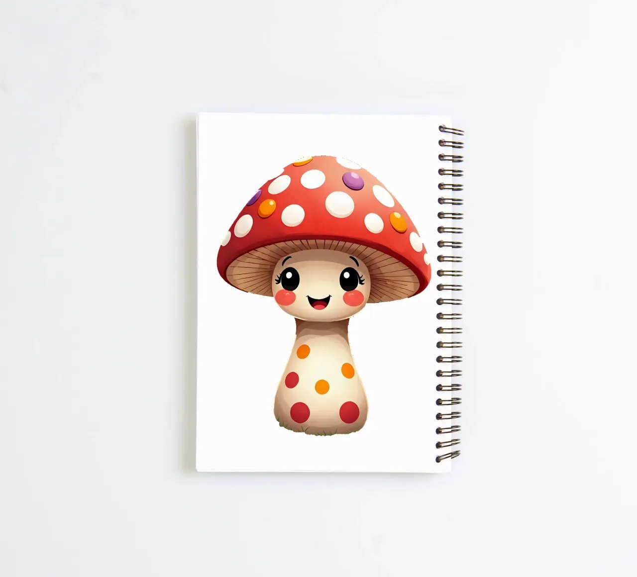 Mushroom_1a spiral notebook by Tierisch bunt by LK