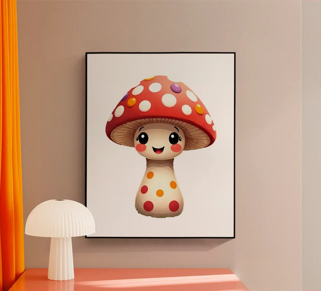 Mushroom_1a plexiglass da Tierisch bunt by LK