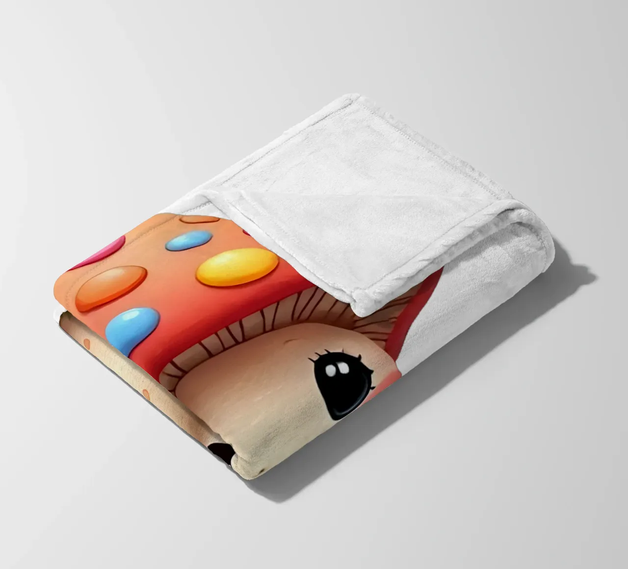 Fungo_2a coperta in pile da Tierisch bunt by LK