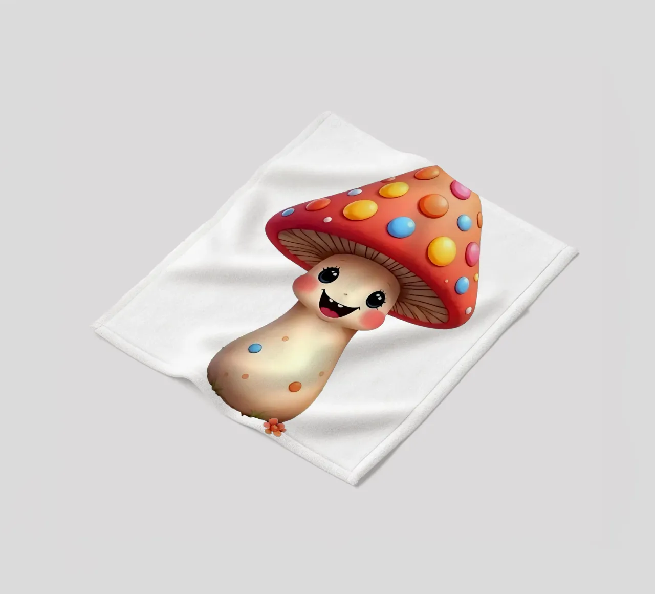 Fungo_2a coperta in pile da Tierisch bunt by LK