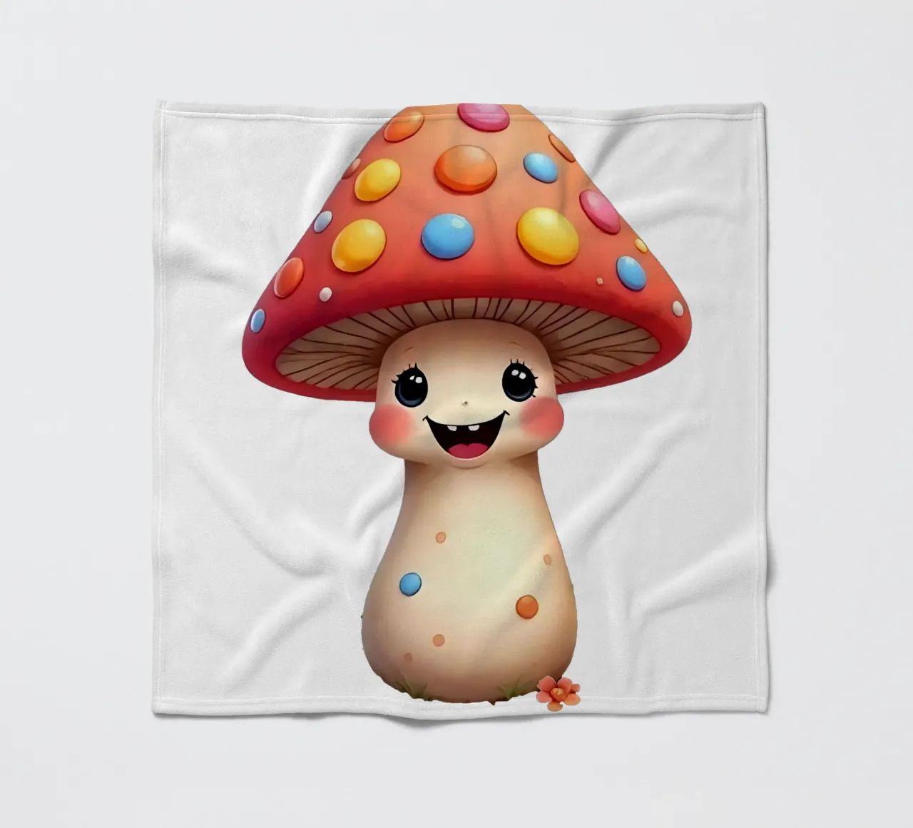 Fungo_2a coperta in pile da Tierisch bunt by LK