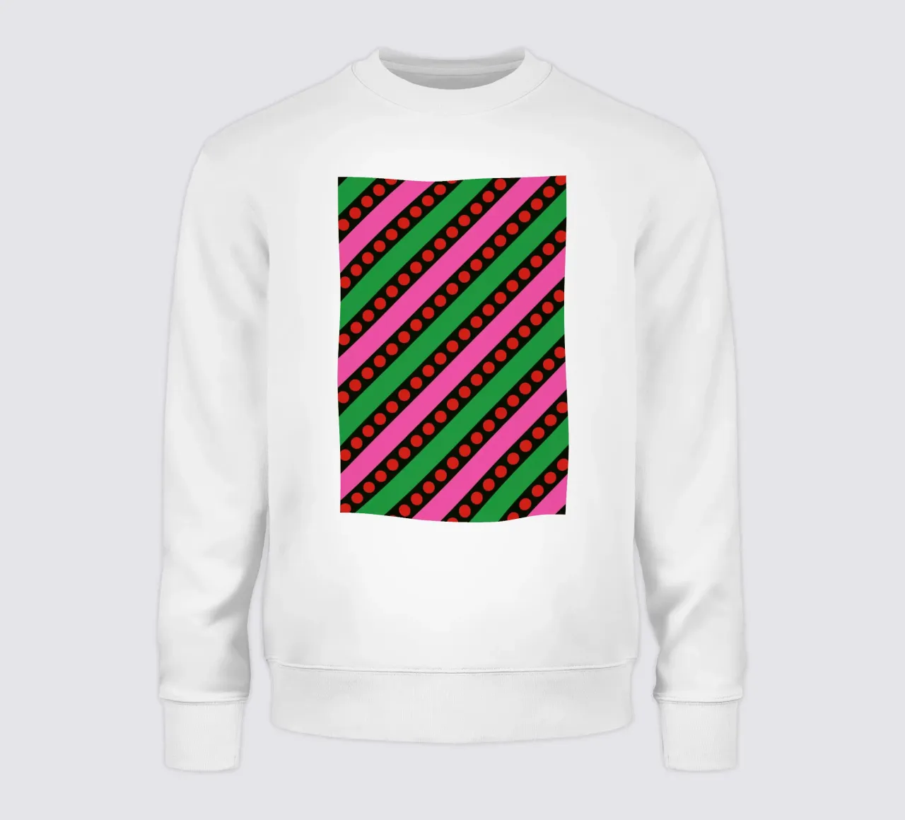 Stripes And Bubbles felpa da Bo Lundberg