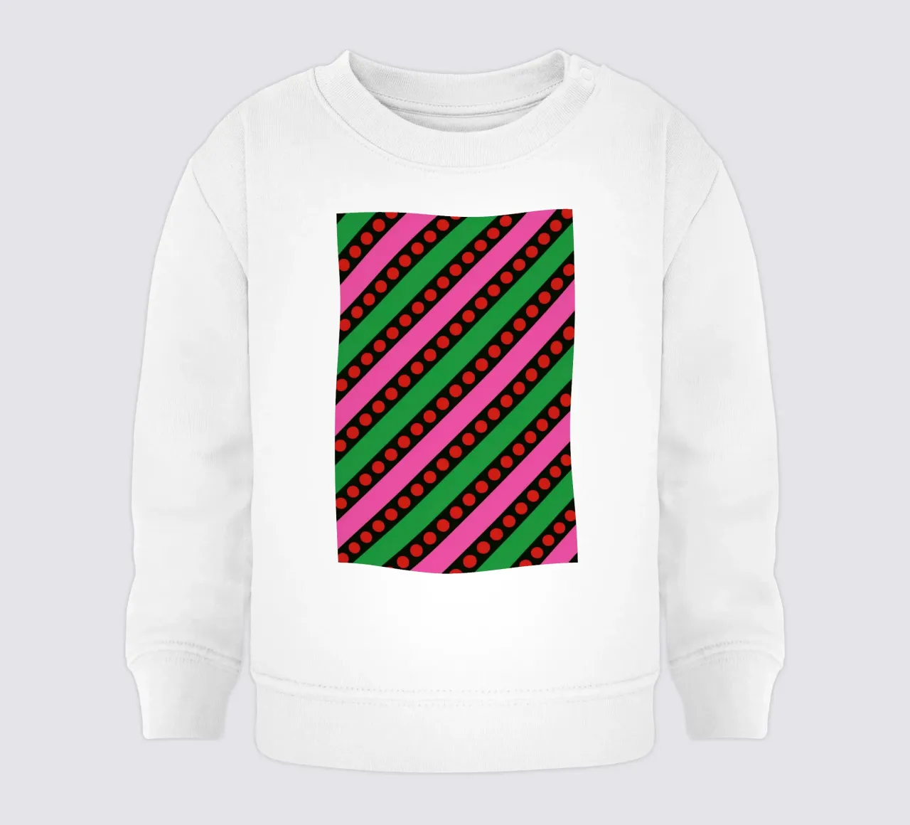 Stripes And Bubbles felpa neonato da Bo Lundberg