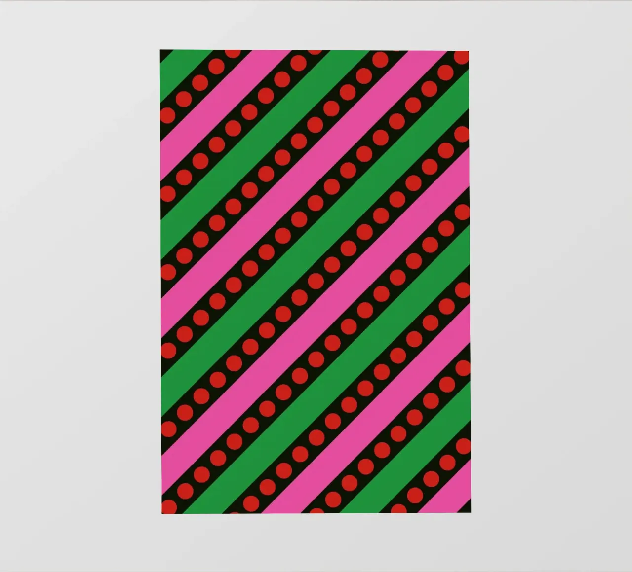 Stripes And Bubbles telo in pvc da Bo Lundberg