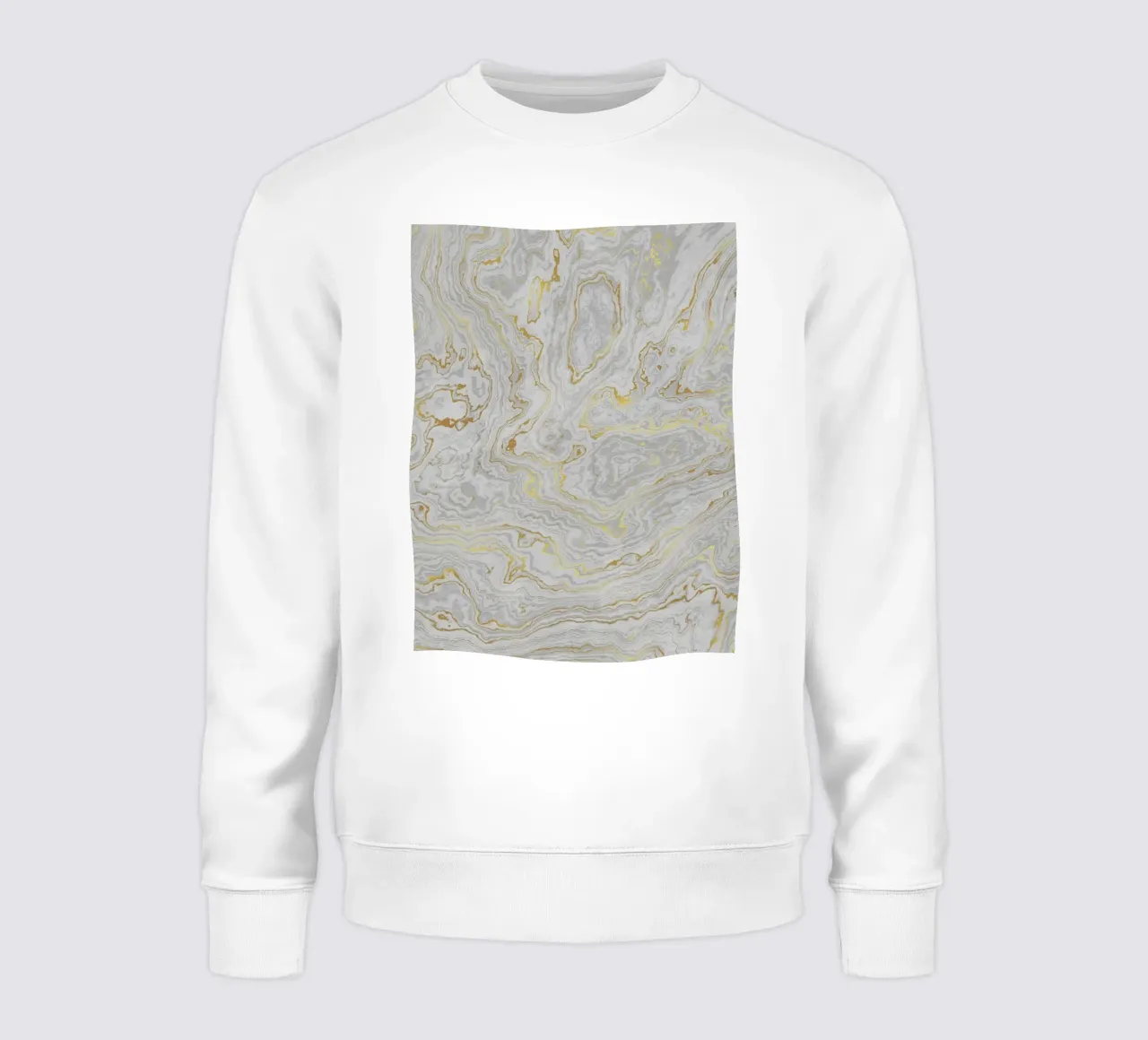 Calcatta Oro Texture marmo bianco e oro I felpa da amini54