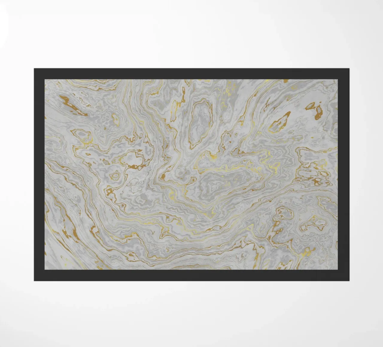 Calcatta Oro Texture marmo bianco e oro I zerbino da amini54