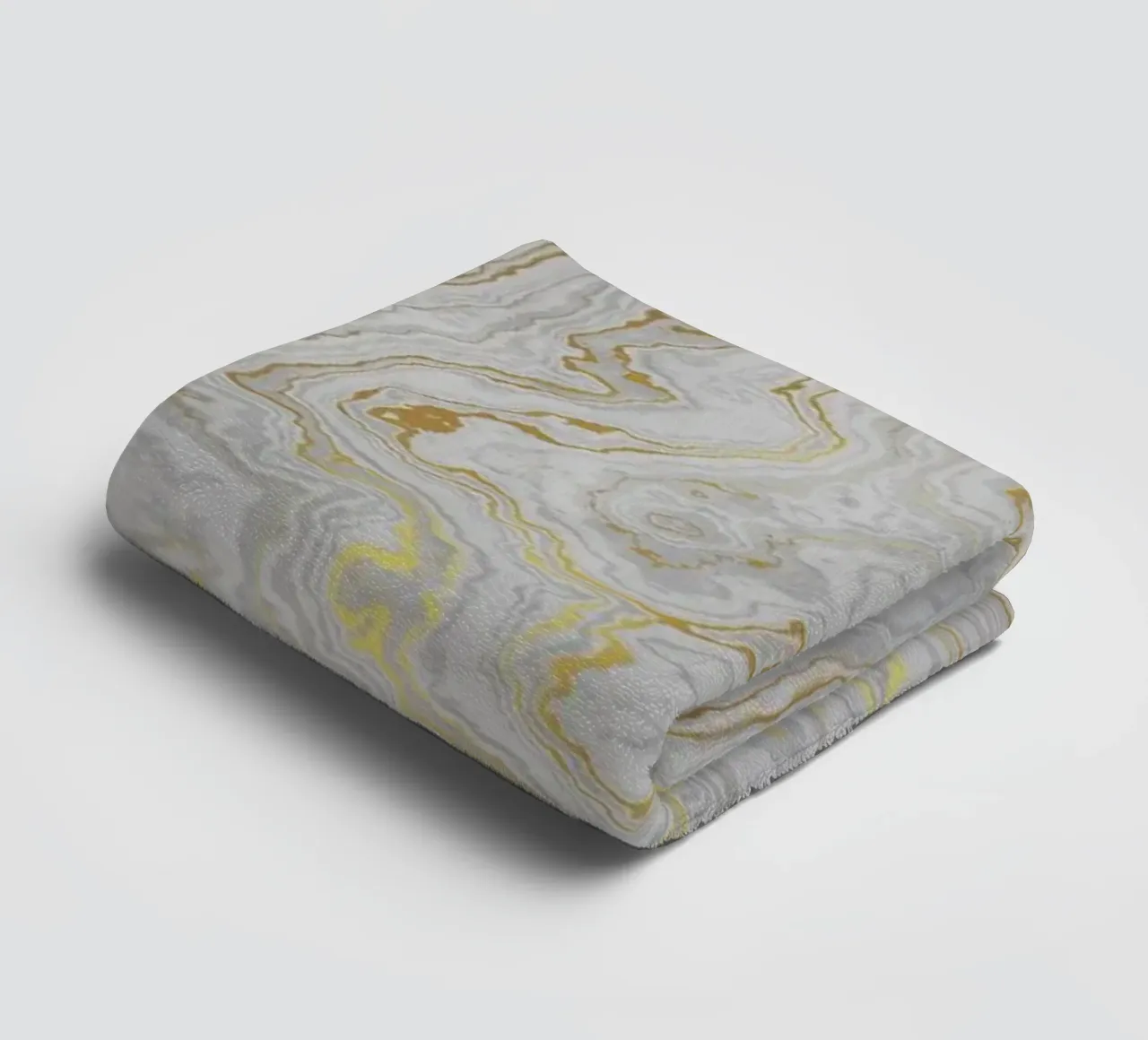 Calcatta Oro Texture marmo bianco e oro I asciugamano da bagno da amini54