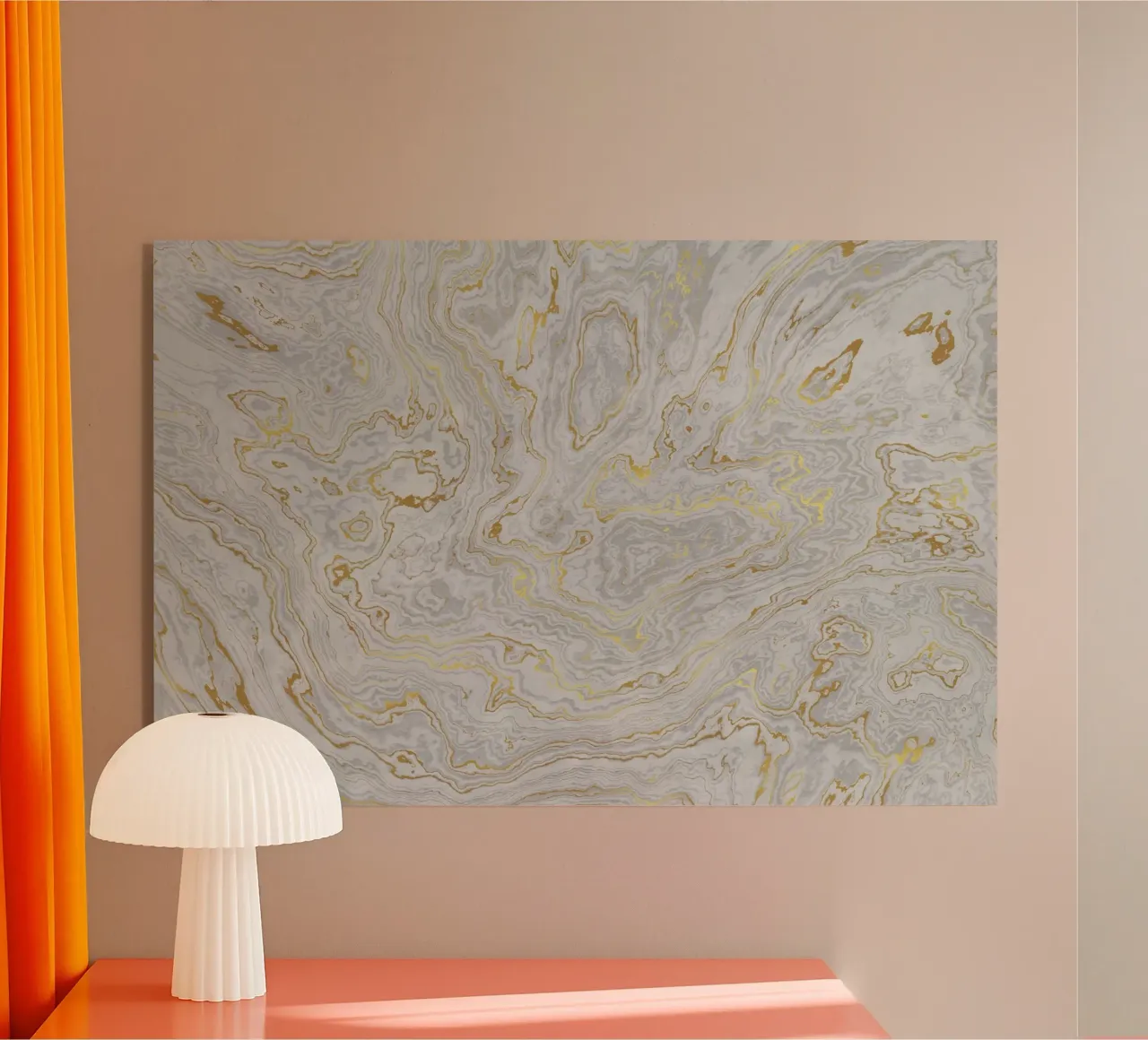 Calcatta Oro Texture marmo bianco e oro I plexiglass da amini54