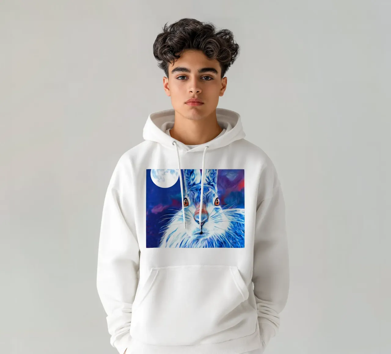 Junger Feldhase Hoodie von goddess art