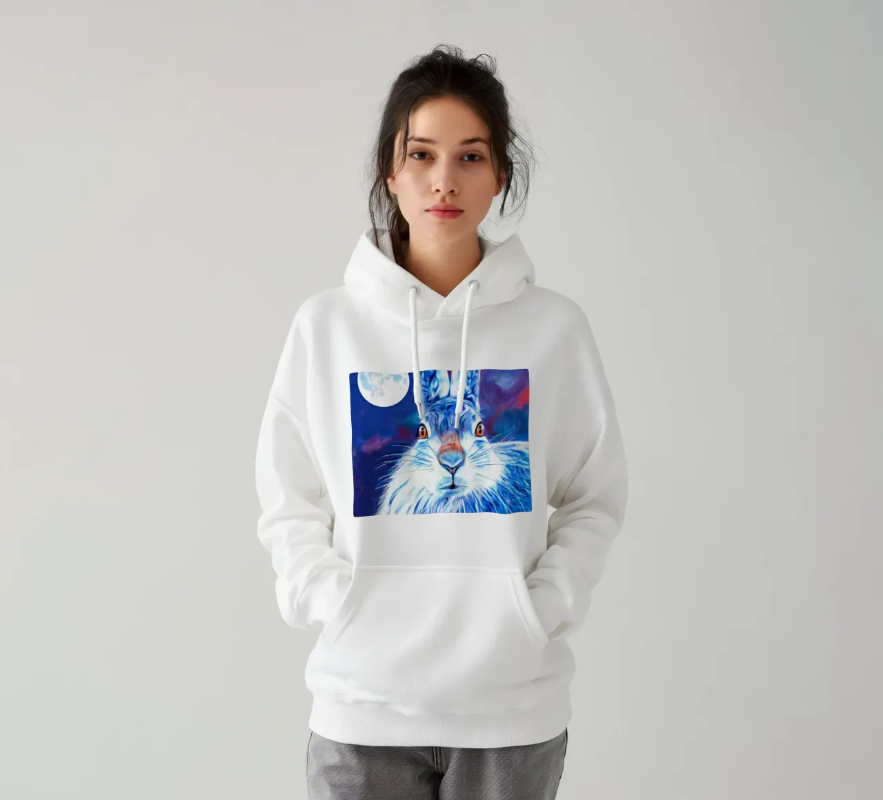 Junger Feldhase Hoodie von goddess art