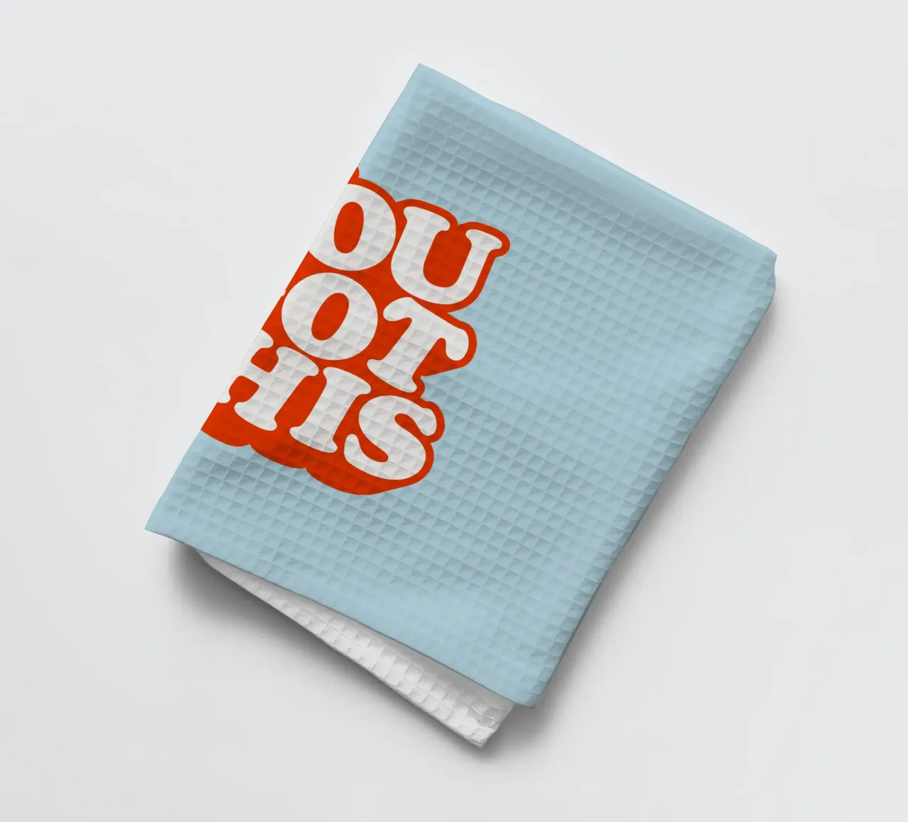 You Got This Positive Uplifting Motivating Typografie Design tea towel by THE MOTIVATED TYPE