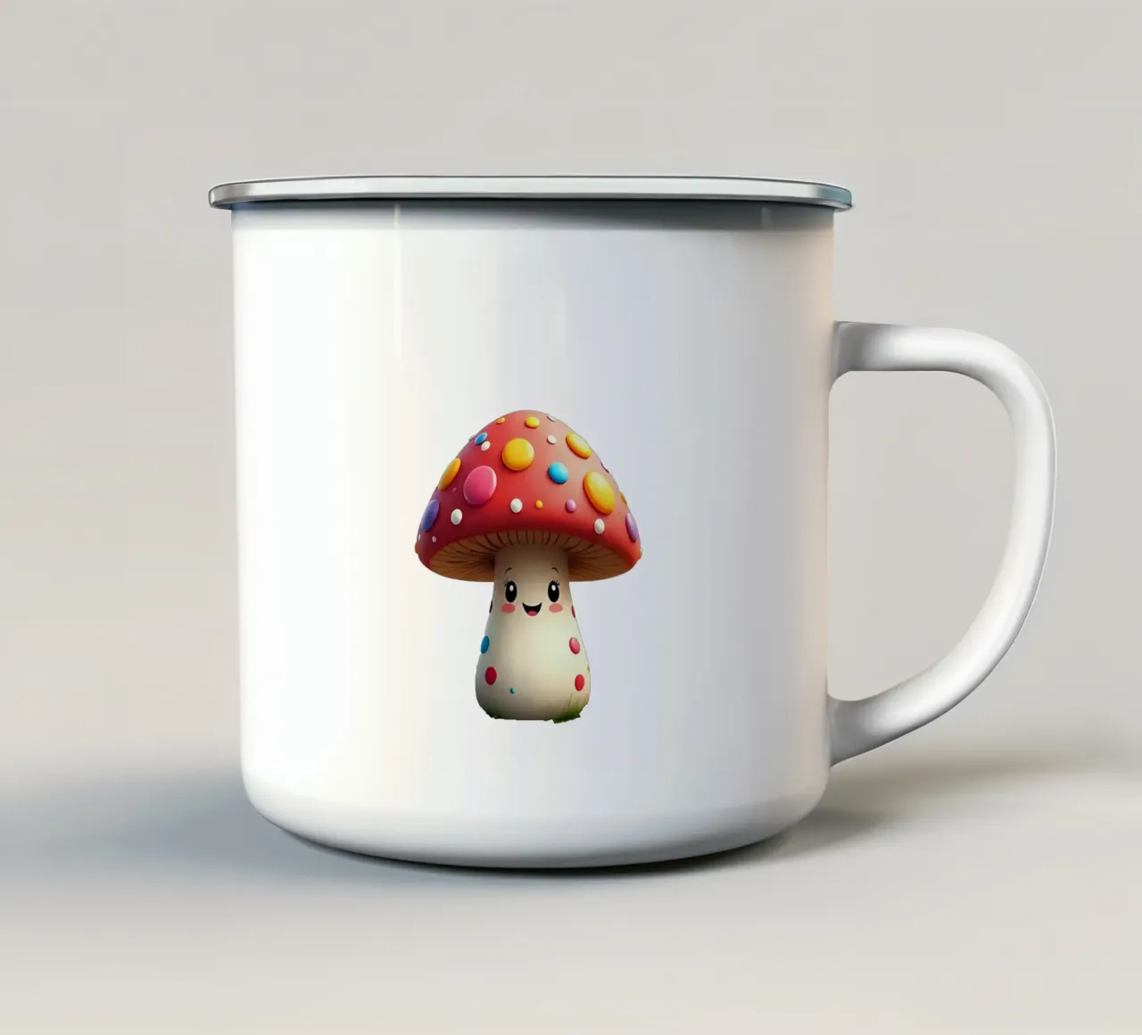 Fungo_3a tazza in smalto da Tierisch bunt by LK