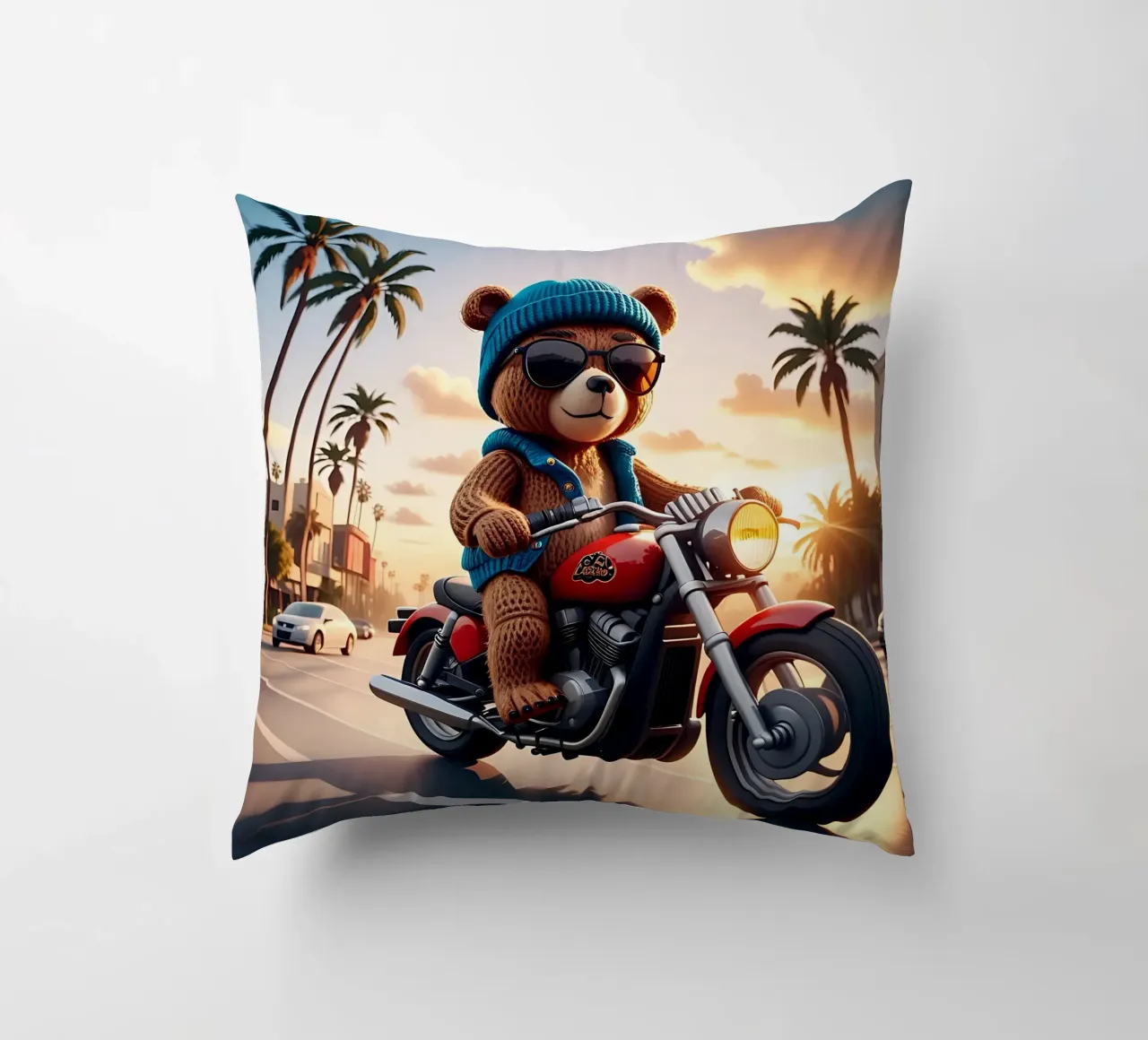 Stile_orso_A_1 cuscino da Tierisch bunt by LK