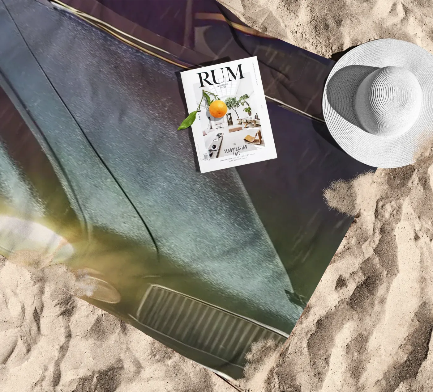 Auto d'epoca telo mare da CAR EDITION