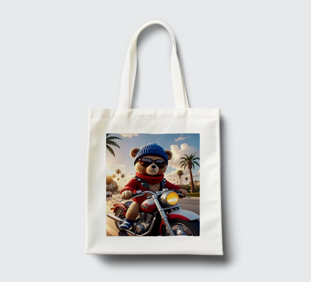 Stile_orso_A_2 borsa in juta da Tierisch bunt by LK
