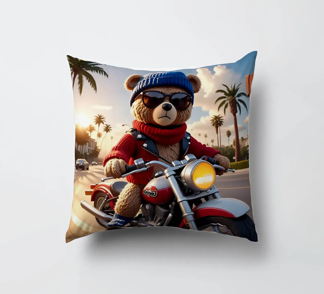 Stile_orso_A_2 cuscino da Tierisch bunt by LK