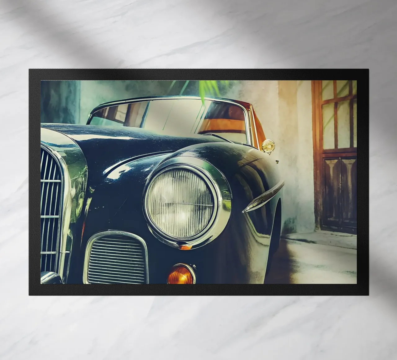 Antike Oldtimer Fußmatte von CAR EDITION