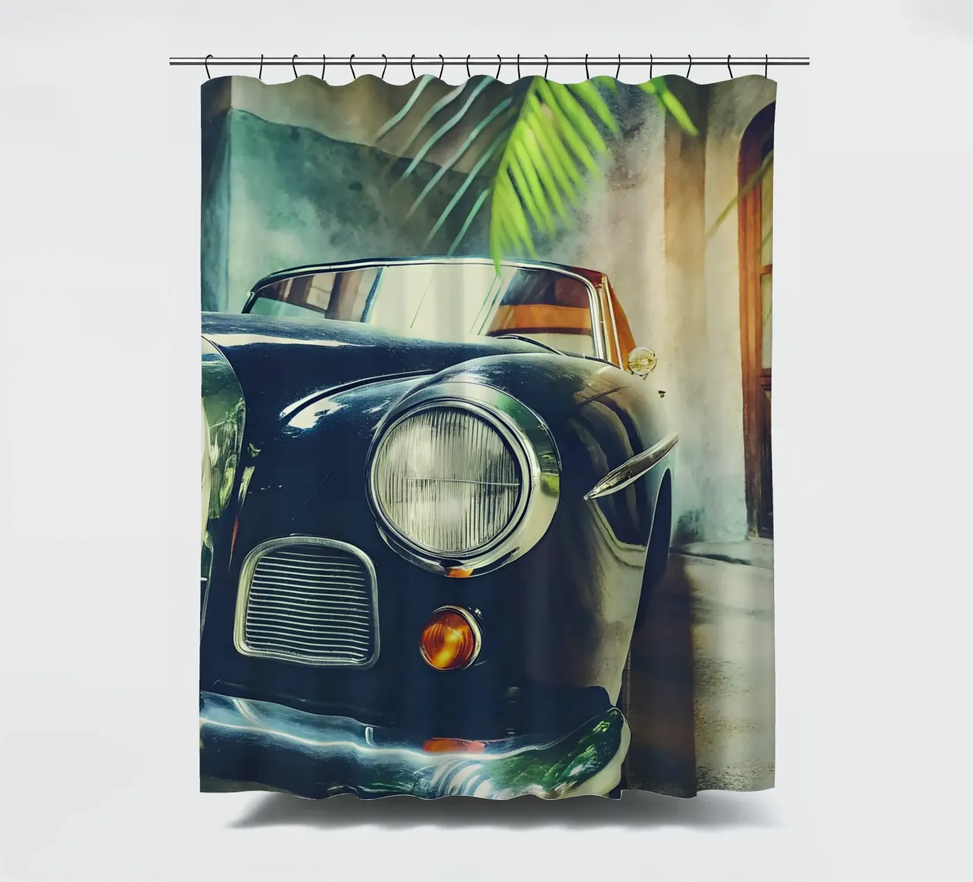 Antike Oldtimer Duschvorhang von CAR EDITION