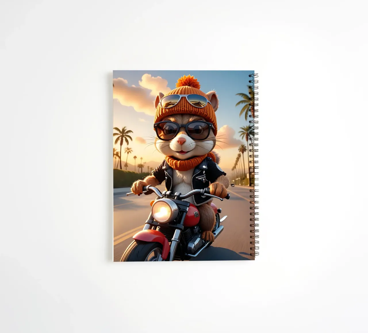 Squirrel_Style_A_2 spiral notebook by Tierisch bunt by LK