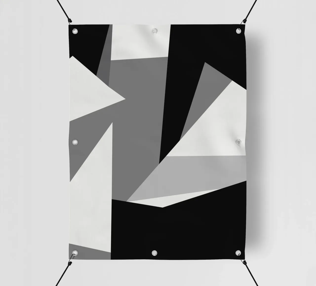 Forme geometriche astratte #1 telo in pvc da Little Dean