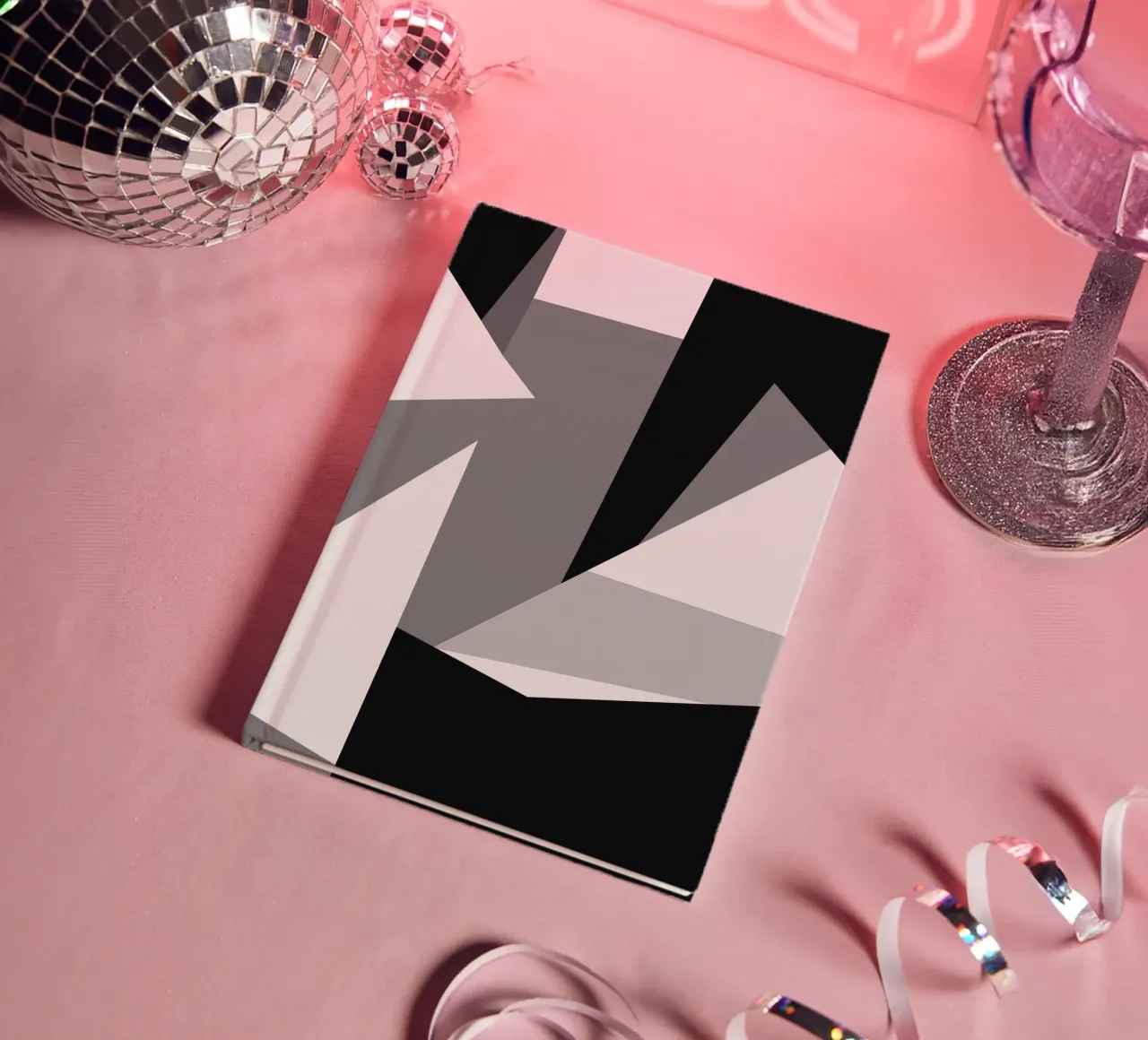 Abstract Geometric Shapes #1 notebook by Little Dean