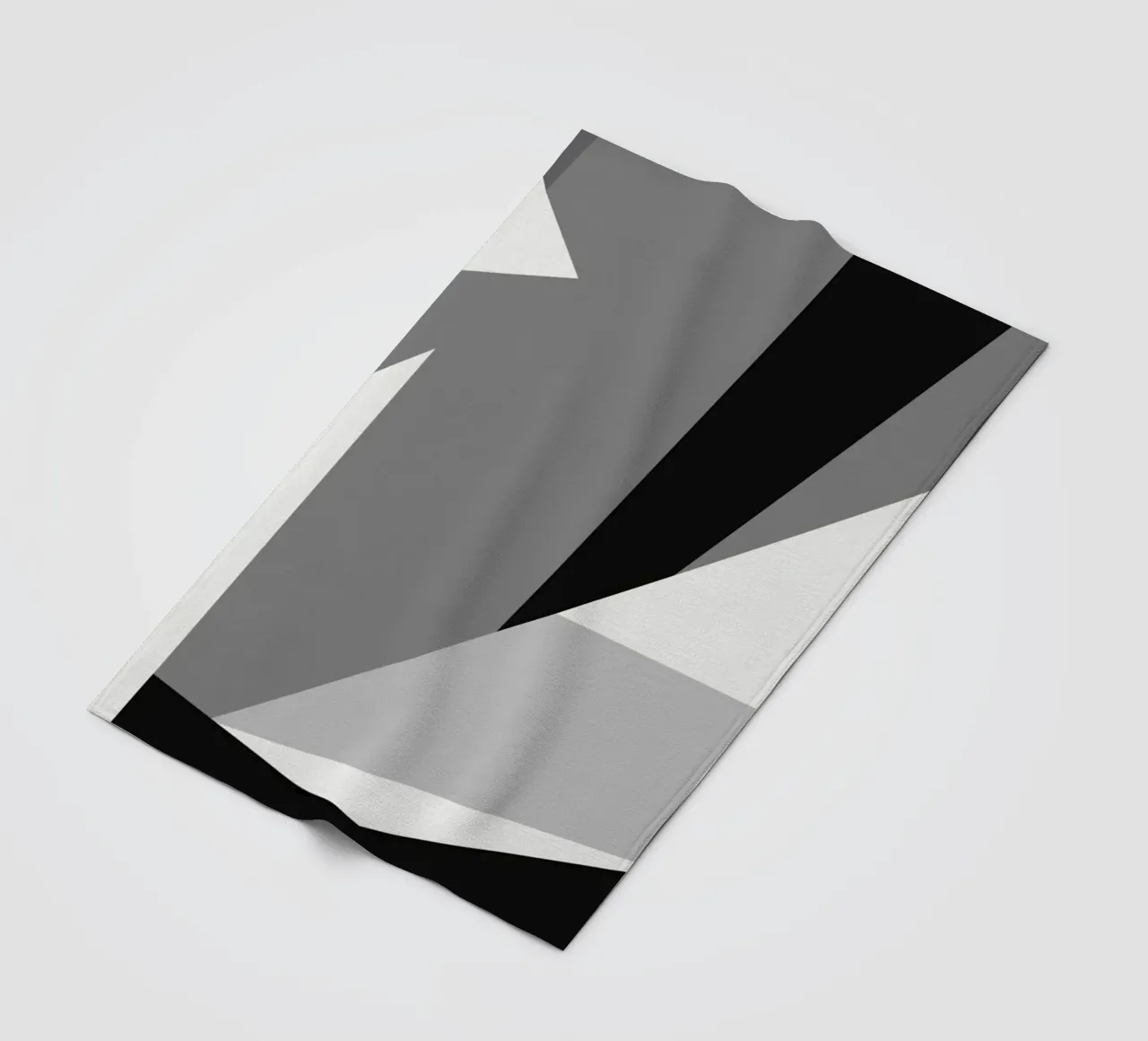 Forme geometriche astratte #1 coperta in pile da Little Dean