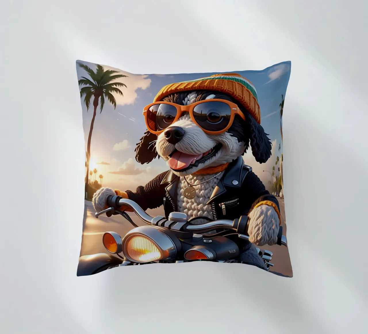 Stile_cane_A_2 cuscino da Tierisch bunt by LK