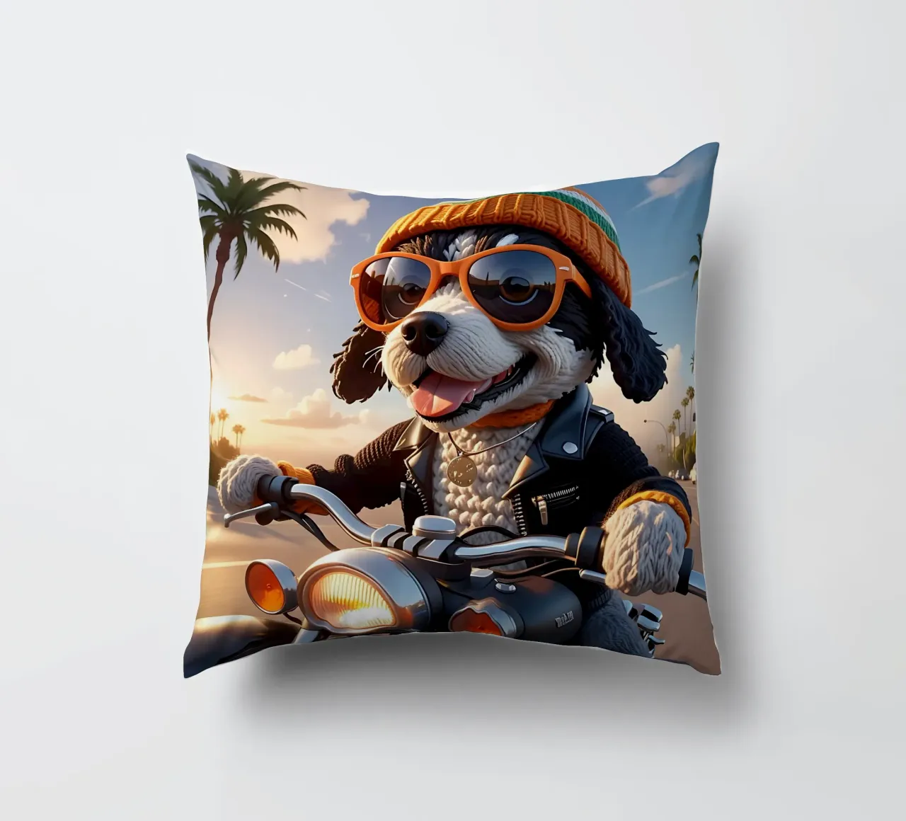 Stile_cane_A_2 cuscino da Tierisch bunt by LK