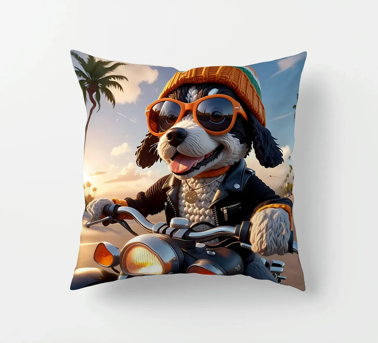 Stile_cane_A_2 cuscino da Tierisch bunt by LK