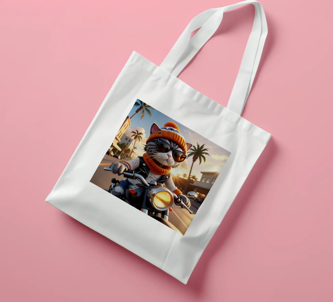 Cat_Stijl_A_1 jute draagtas van Tierisch bunt by LK