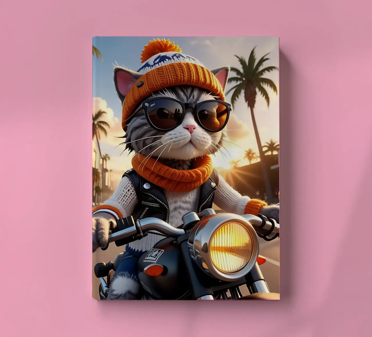 Cat_Style_A_1 notebook by Tierisch bunt by LK