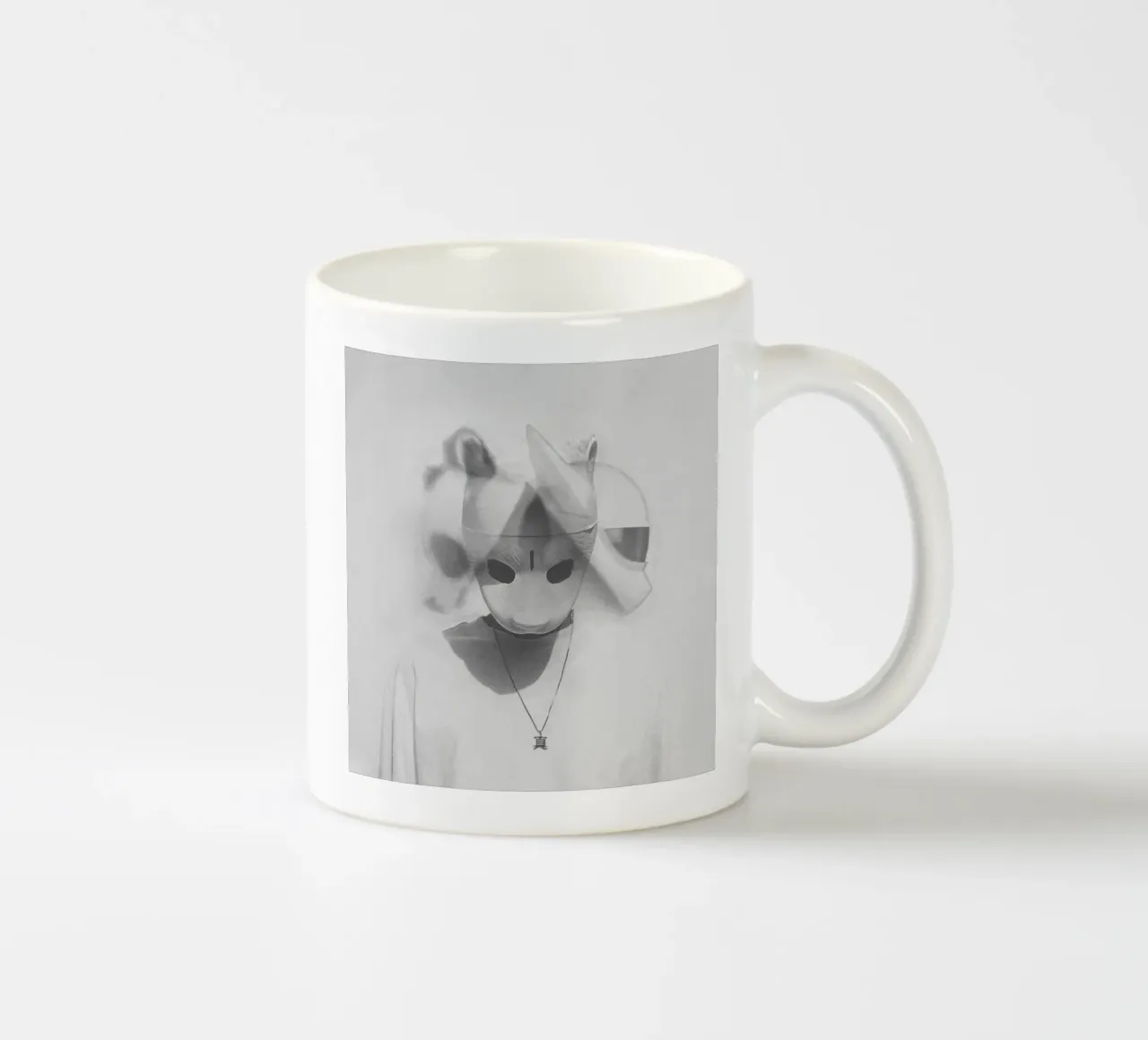 Le tre teste tazza in ceramica da Piere art Shops