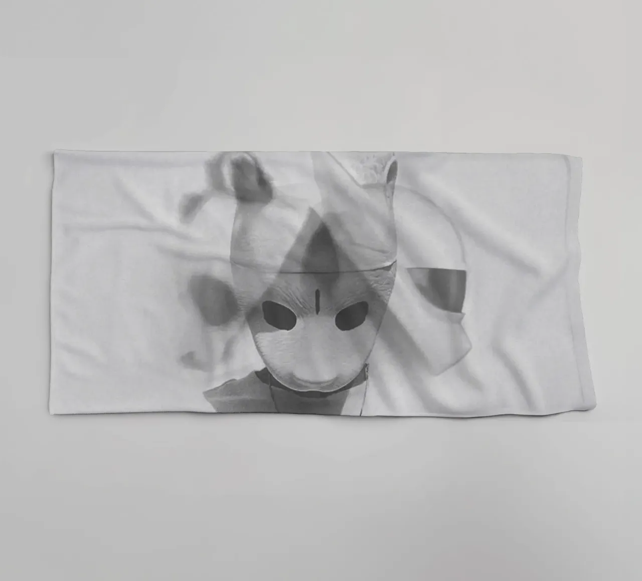 Le tre teste asciugamano da bagno da Piere art Shops