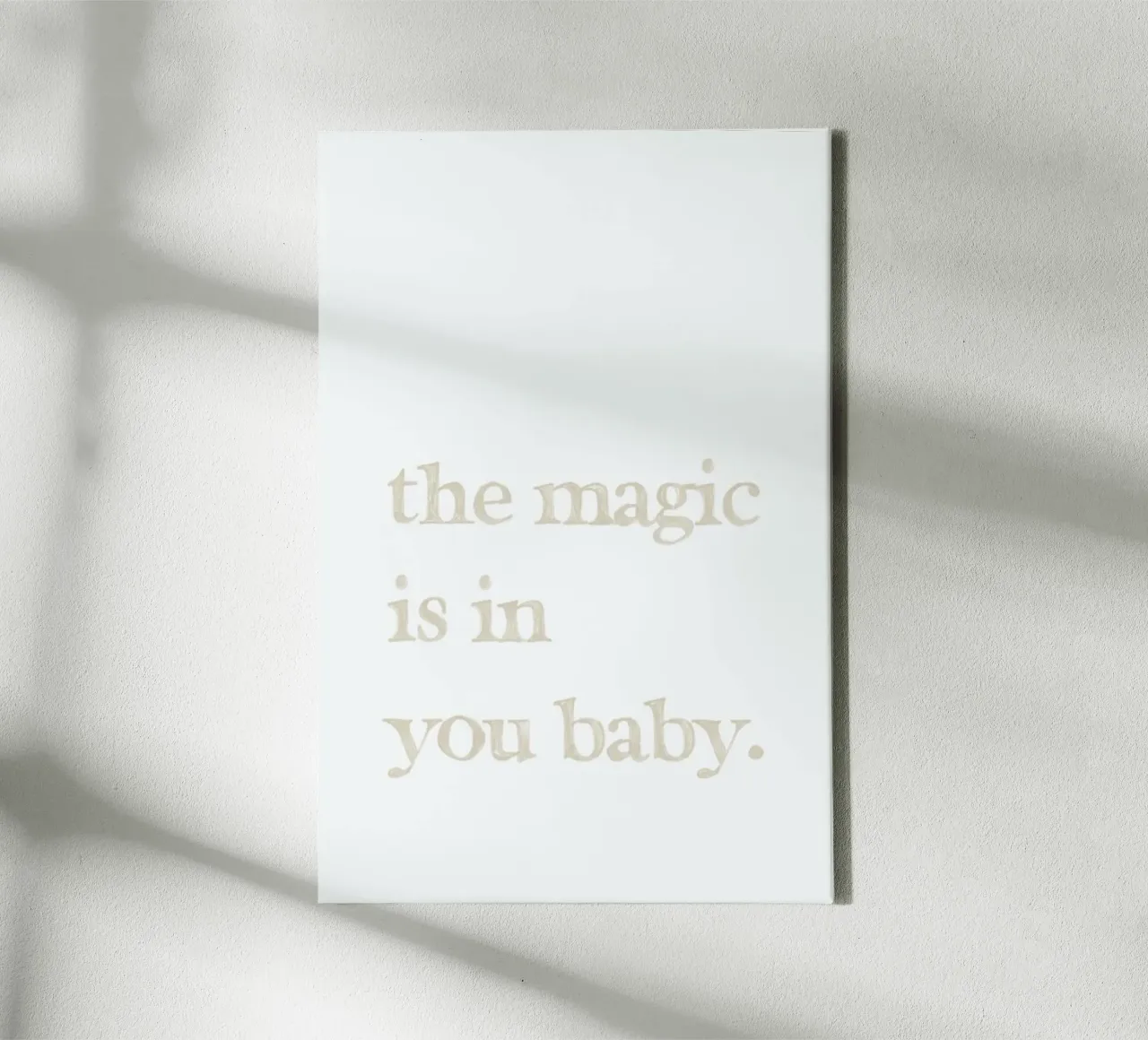 The Magic is You tela con Cornice a cassetta da KRUTH DESIGN