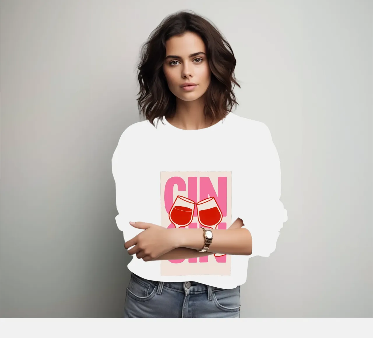 Cin Cin sweatshirt by NORDLICHT DESIGNS