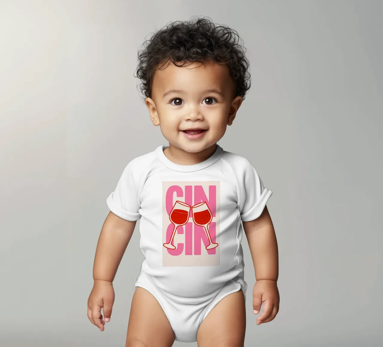 Cin Cin body neonato maniche corte da NORDLICHT DESIGNS