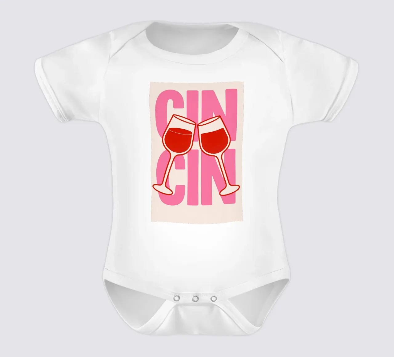 Cin Cin body neonato maniche corte da NORDLICHT DESIGNS