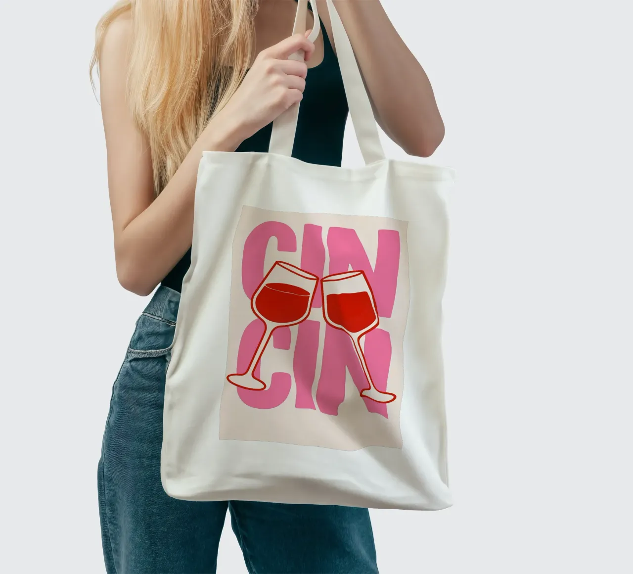 Cin Cin borsa in juta da NORDLICHT DESIGNS
