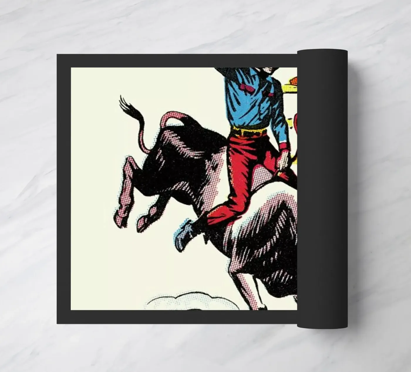 Bull doormat by a Love Supreme