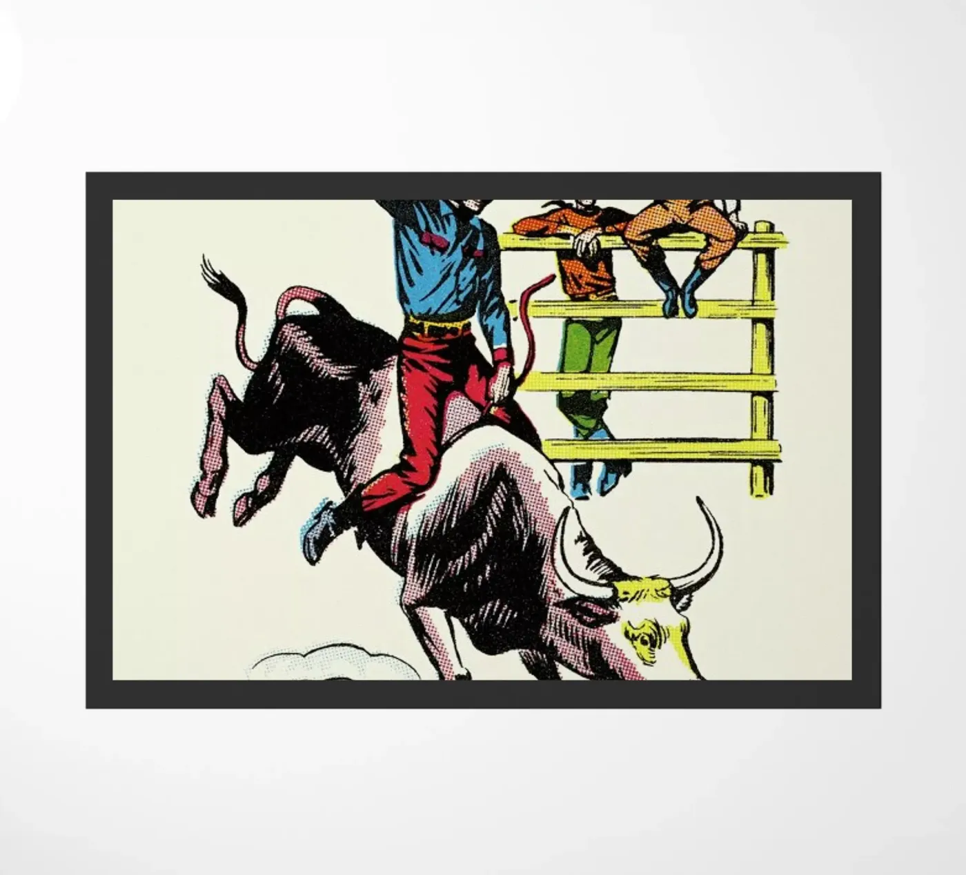 Bull doormat by a Love Supreme