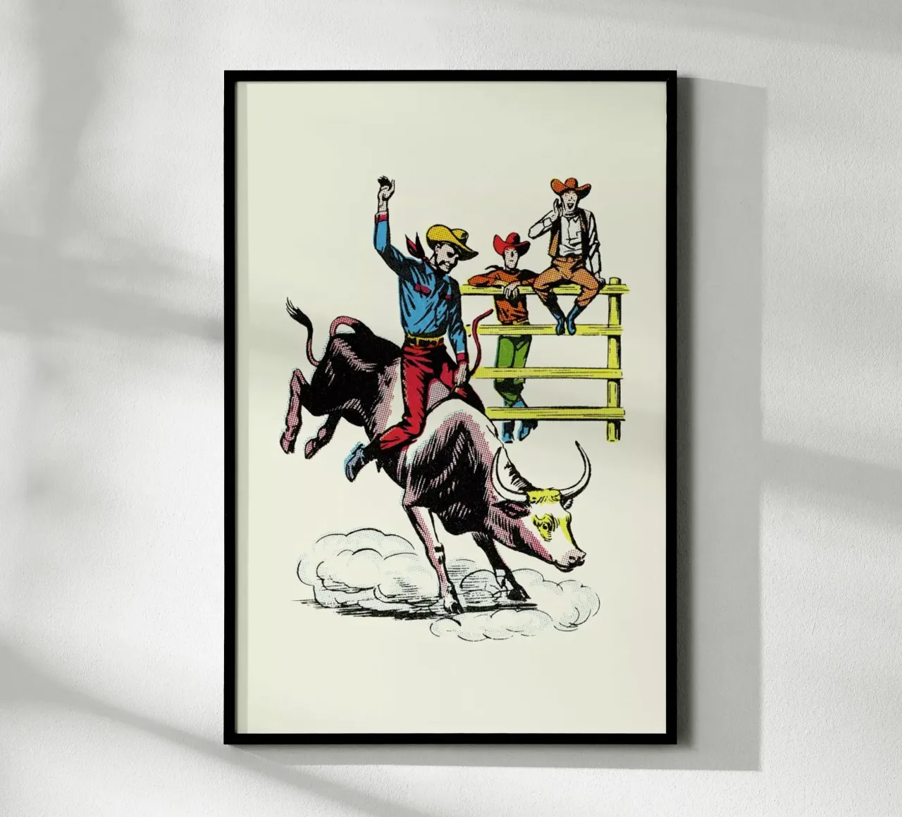 Bull poster con telaio in plastica da a Love Supreme