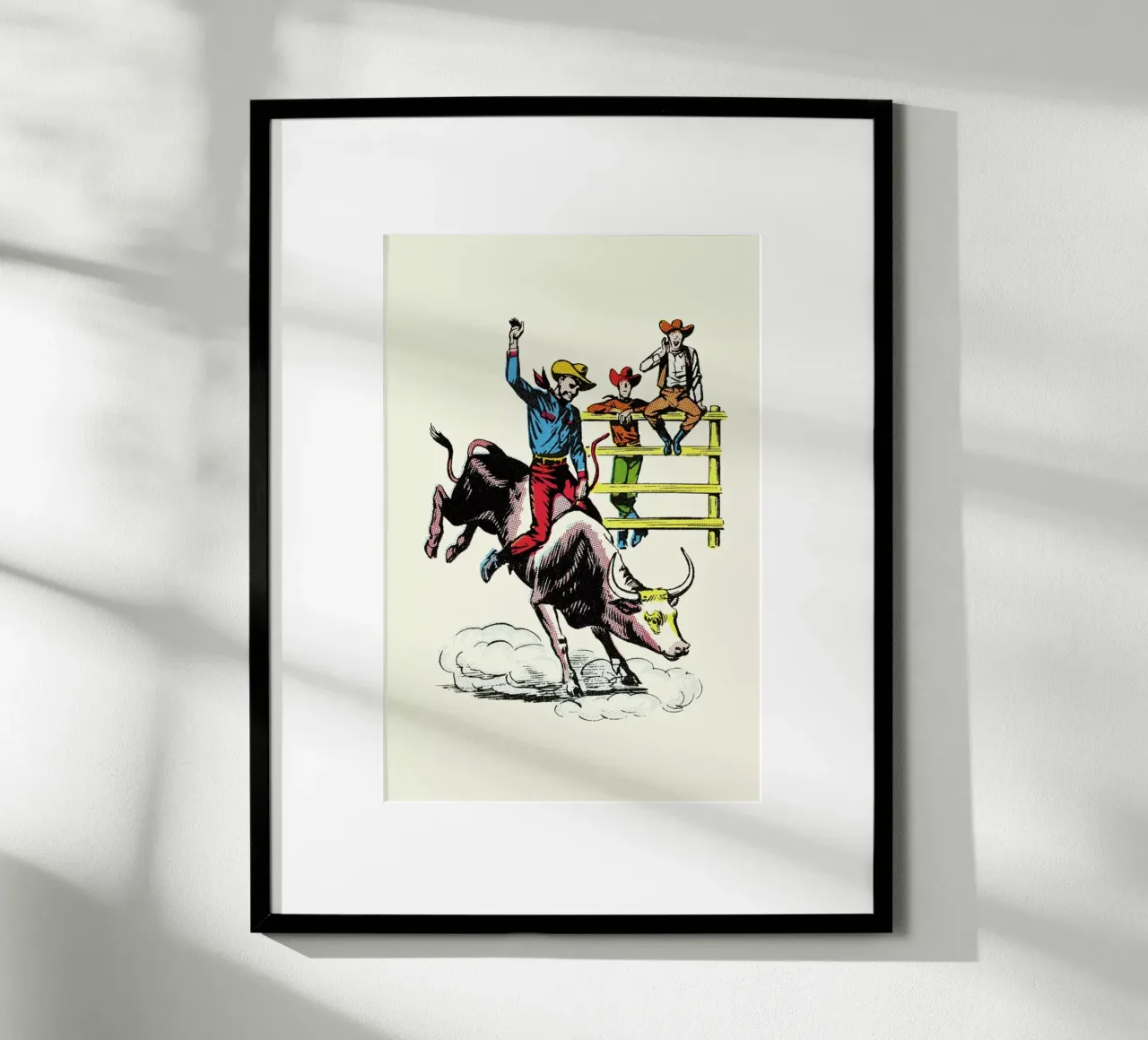 Bull poster con telaio in plastica da a Love Supreme