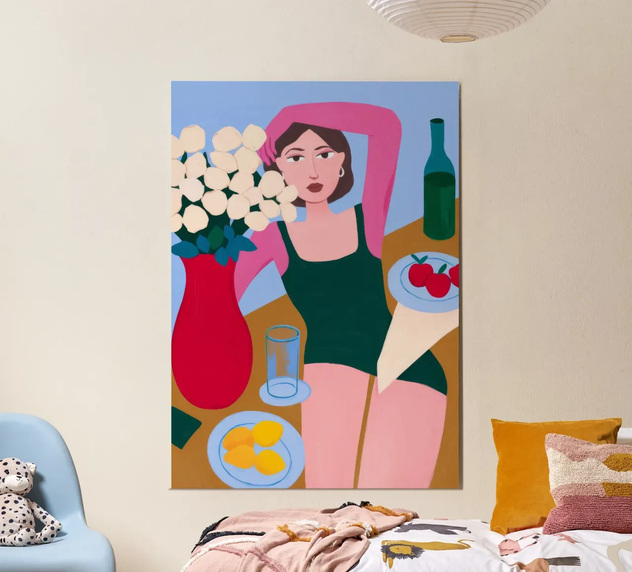 Bruisend vrijetijdsmoment poster van Prism Palette
