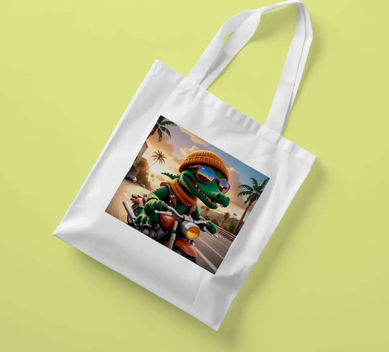 Cocodrilo_estilo_A_1 tote bag de Tierisch bunt by LK