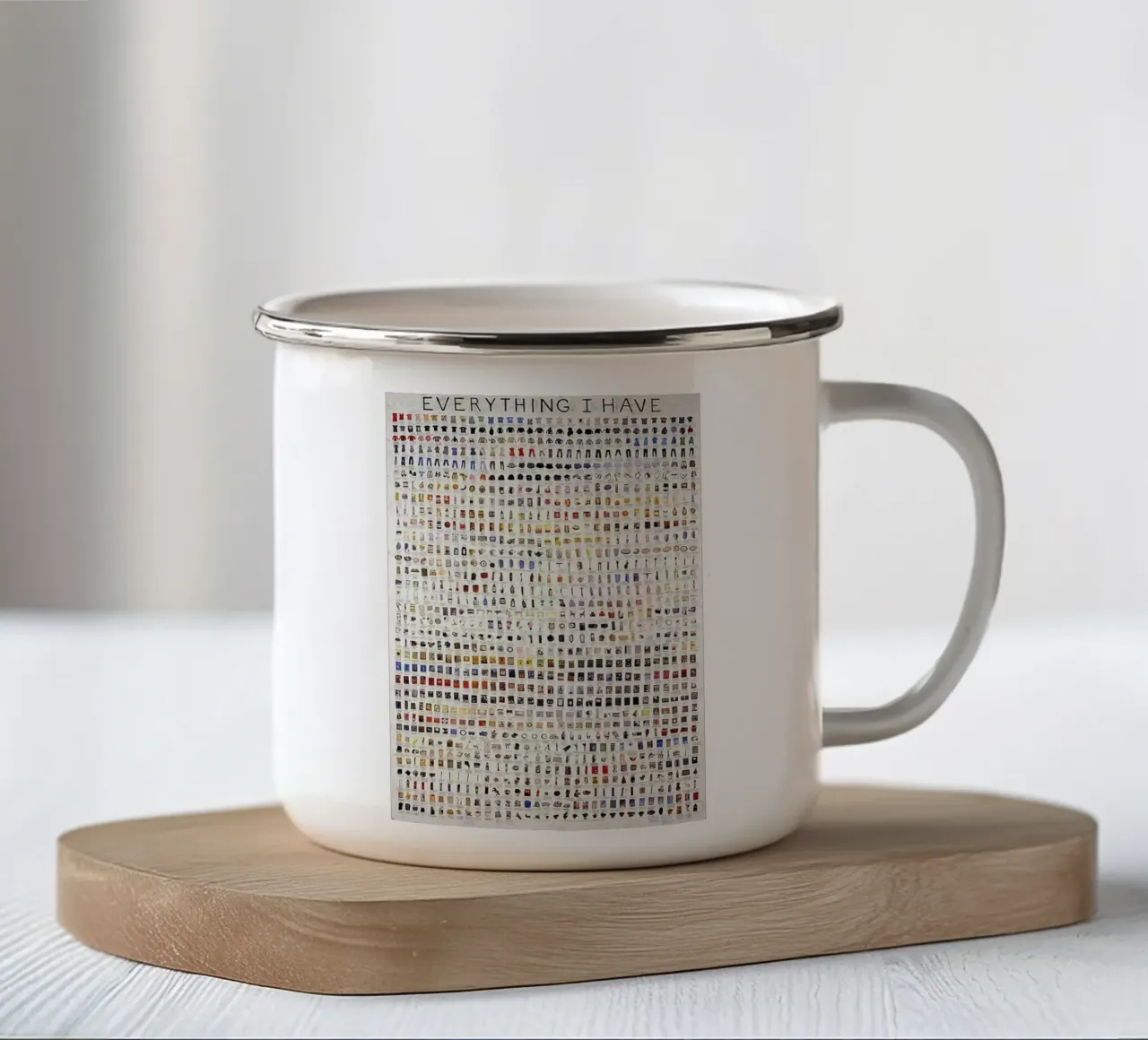 Il meglio di tutto ciò che ho tazza in smalto da Piere art Shops