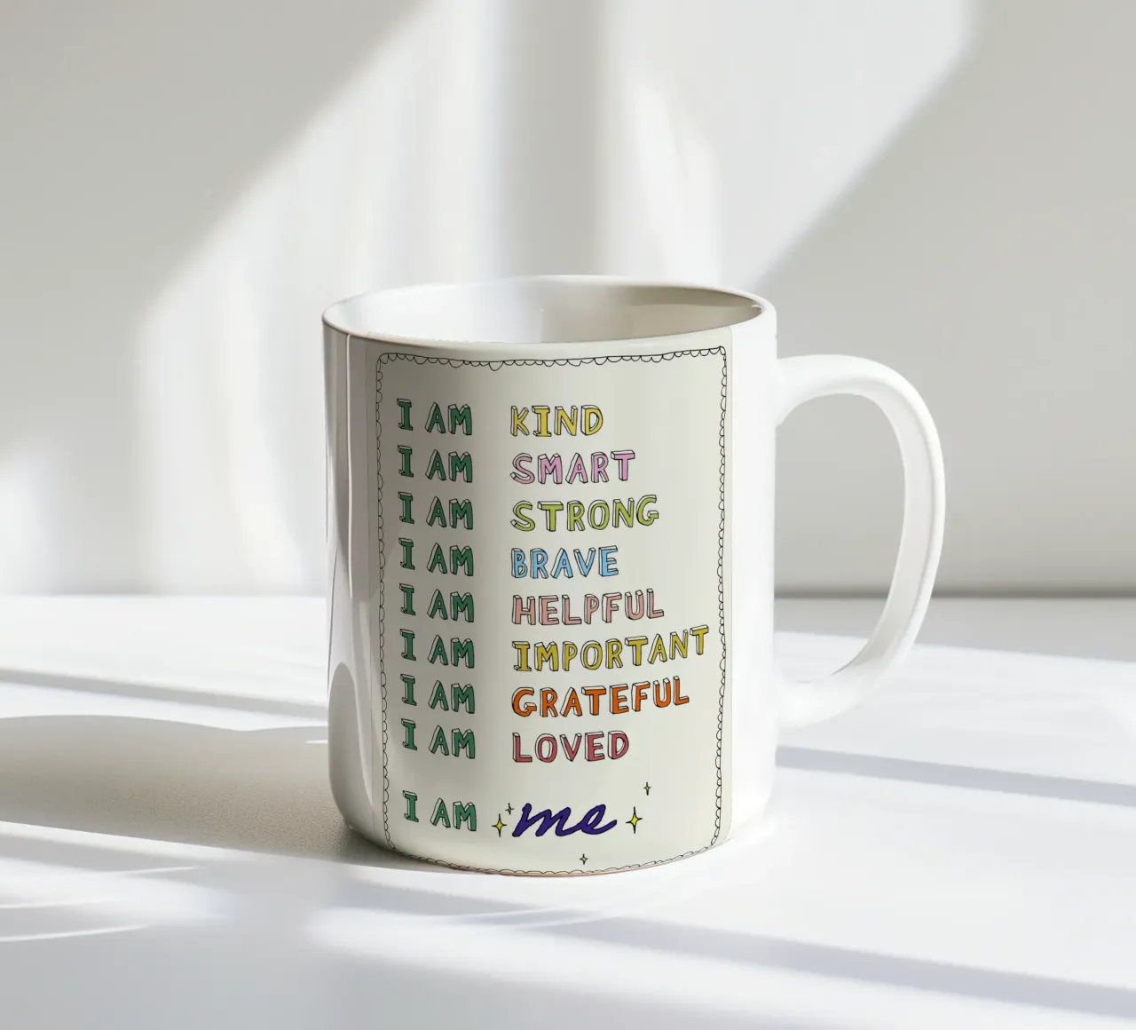 I am me<3 tazza in ceramica da thesoulhugclub