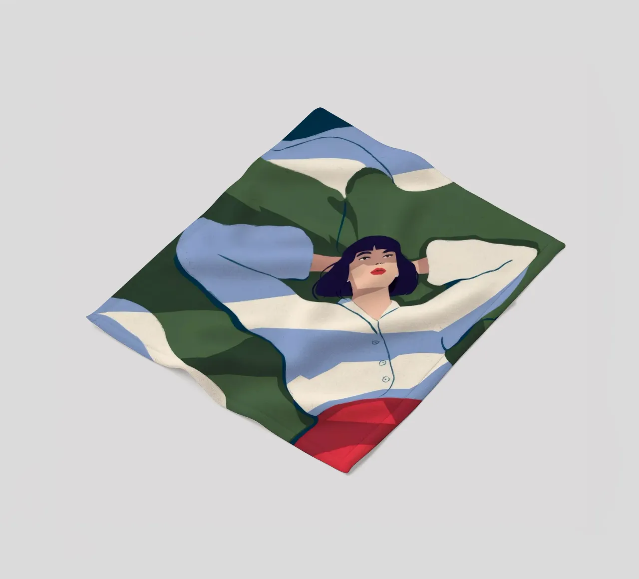 Sogno sereno ad occhi aperti coperta in pile da Prism Palette