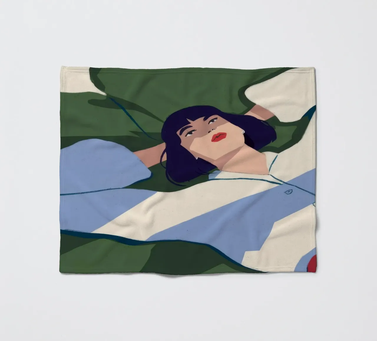 Sogno sereno ad occhi aperti coperta in pile da Prism Palette