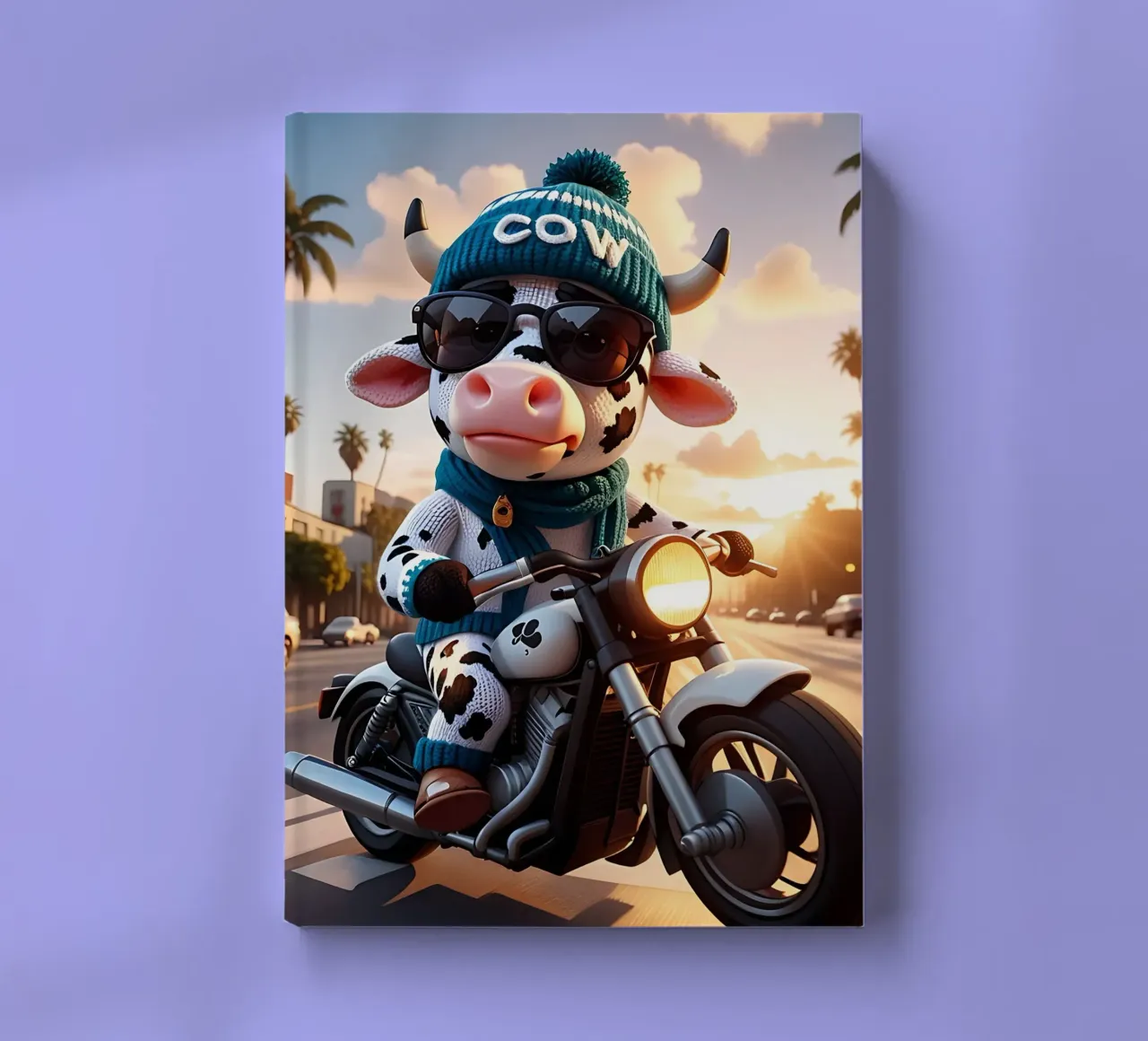 Cow_style_A_1 notebook by Tierisch bunt by LK