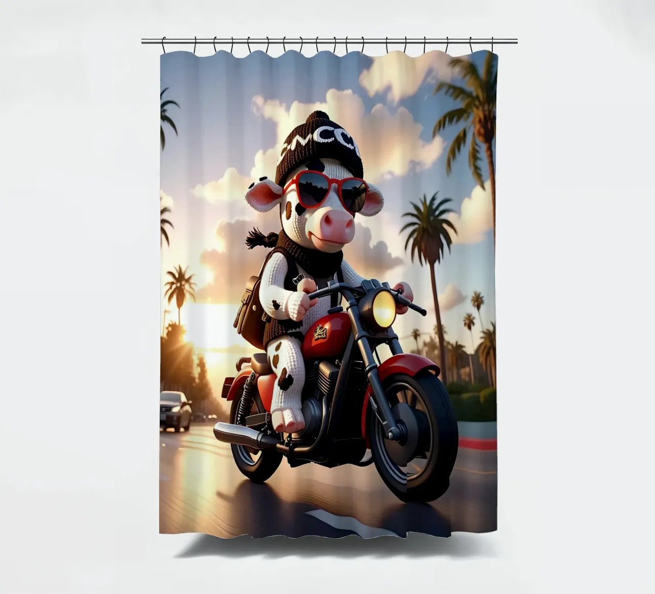 Stile_mucca_A_3 tenda da doccia da Tierisch bunt by LK